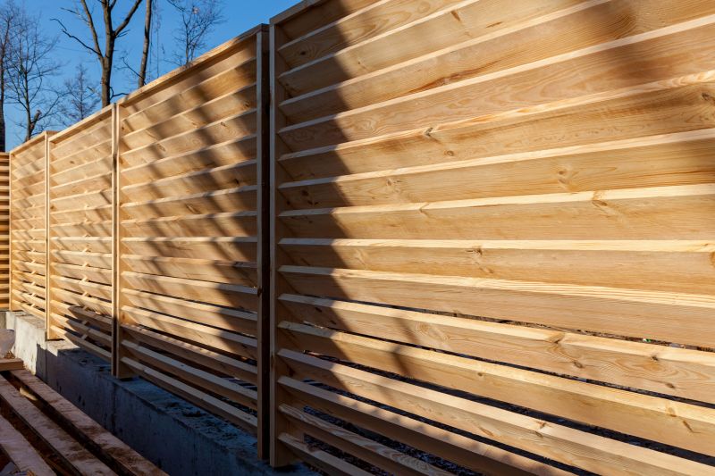 Modern Wooden Fence